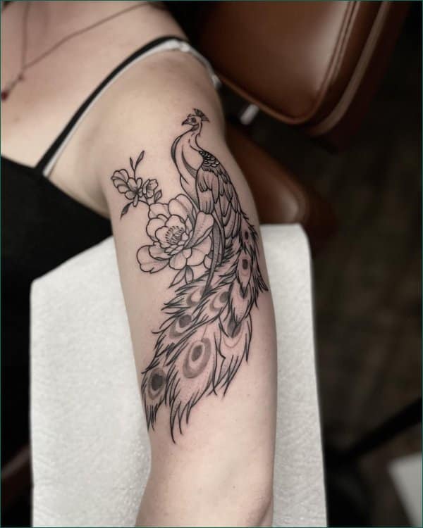 upper sleeve arm tattoos for girls