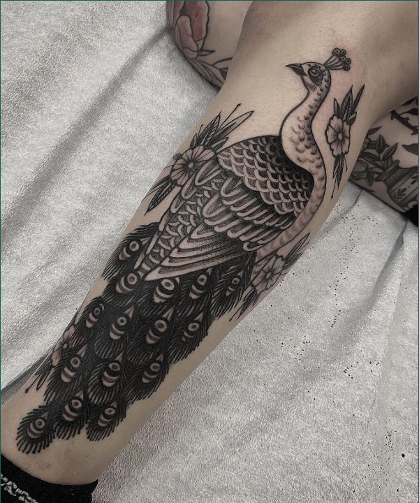 best peacock tattoos