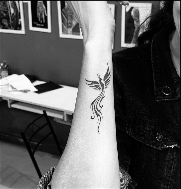 small phoenix tattoo