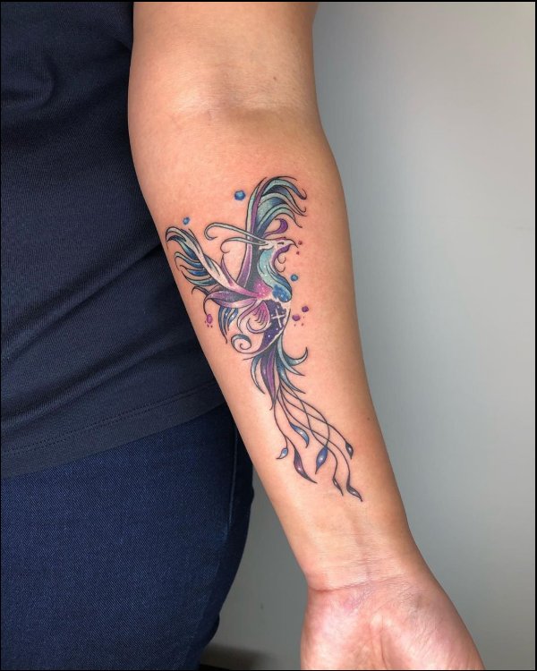phoenix arm tattoo