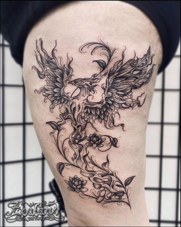 small phoenix tattoo