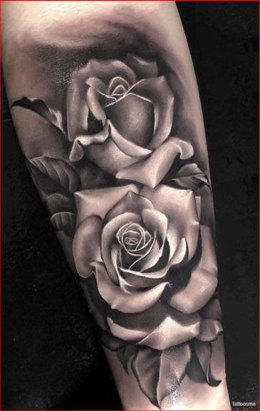 45+ Very Provocative Rose Tattoos That Are Sure to Catch the Eye