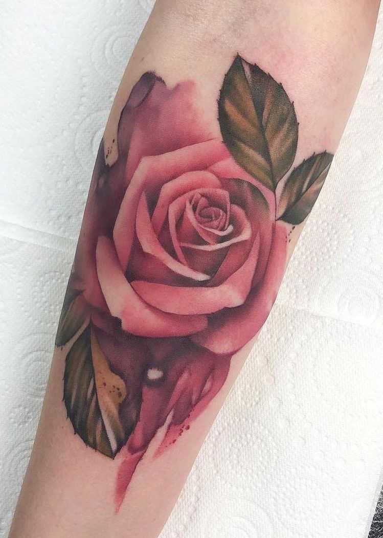 80 Black Rose Tattoos and Design With Meanings