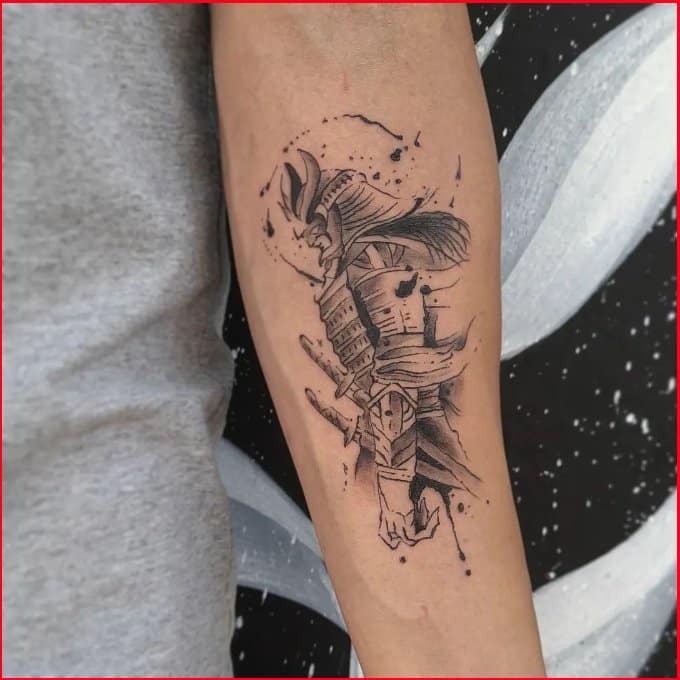 bear samurai tattoos