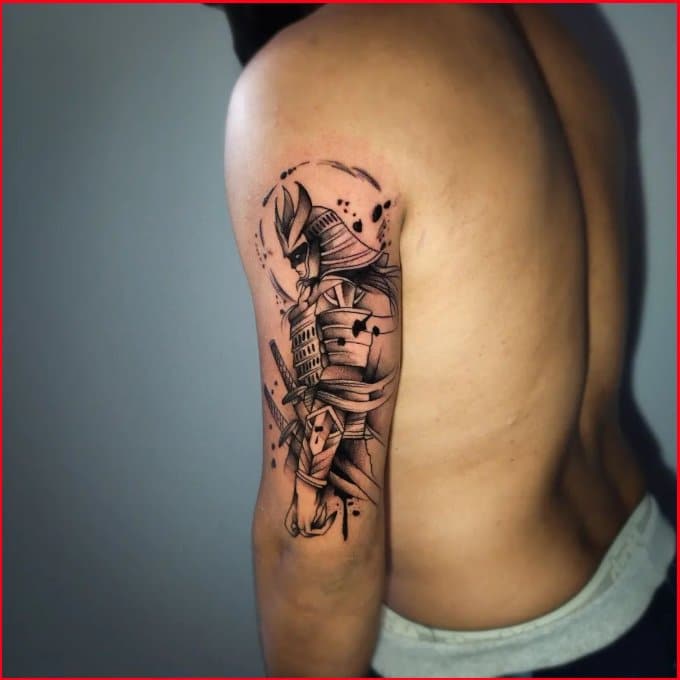 samurai tattoos upper back