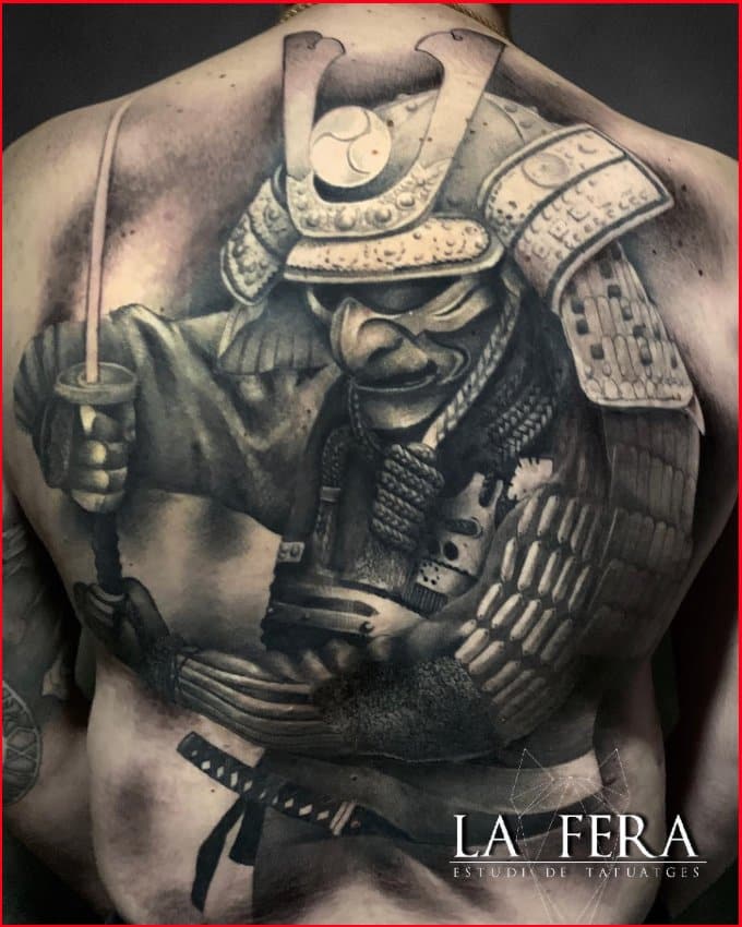 samurai tattoos back