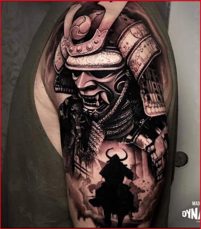 samurai tattoos sleeve