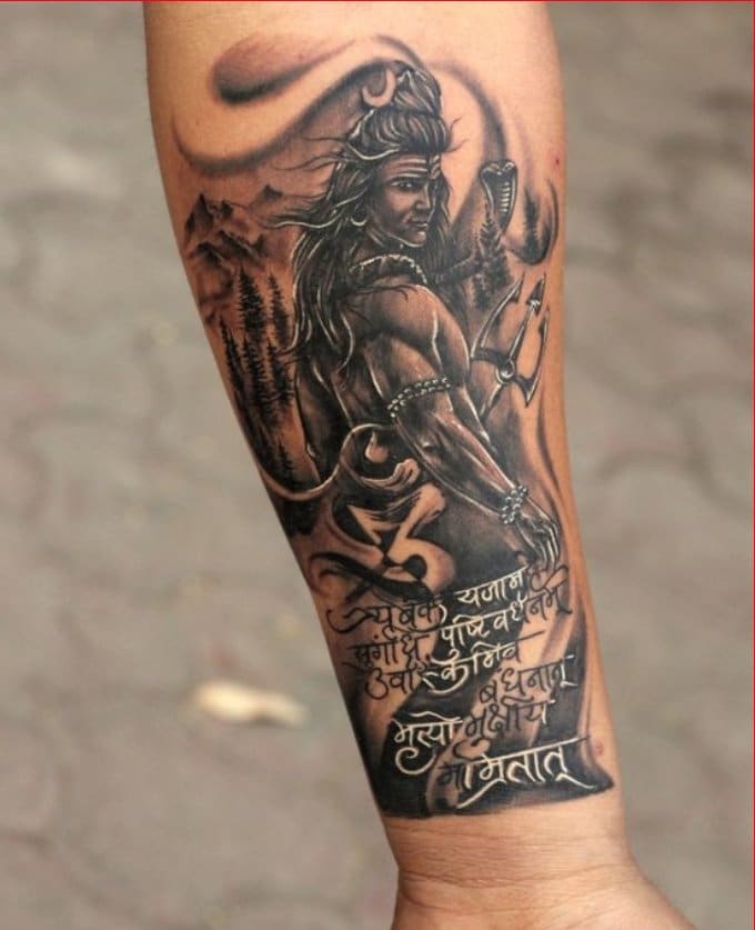 shiva tattoo images