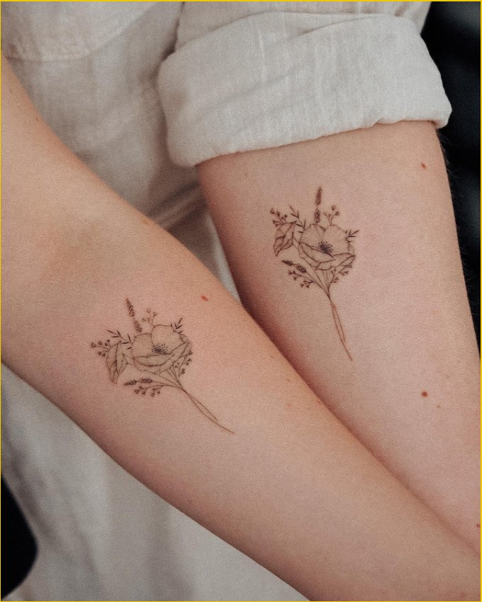 Lovely Sister Tattoos to Show Your Special Bond  Glaminati