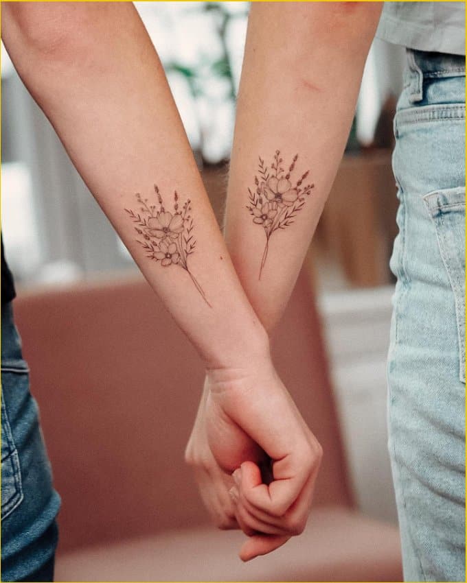 Celebrate The Sibling Bond With These Matching Brother and Sister Tattoos