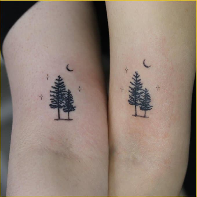 tree matching tattoos for sisters