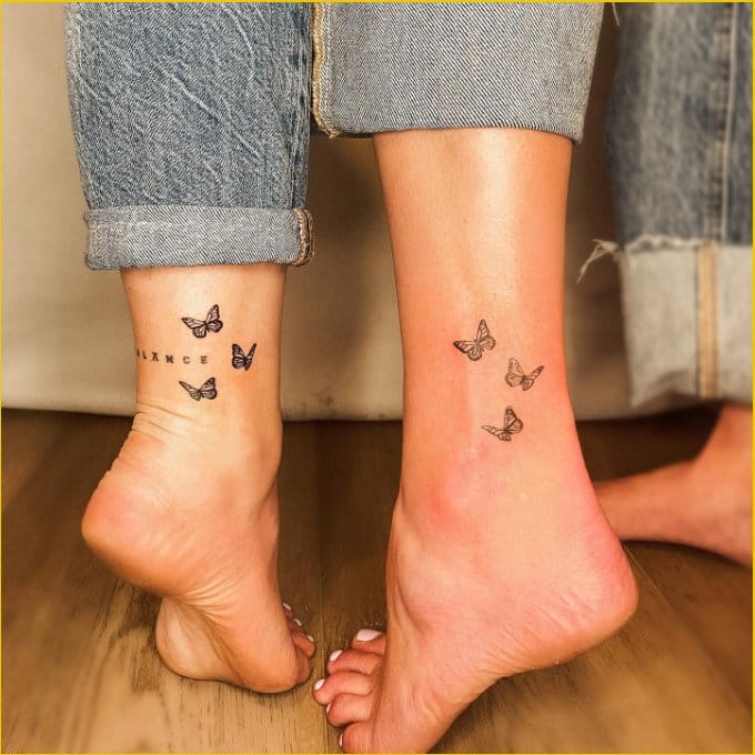 sister matching tattoos