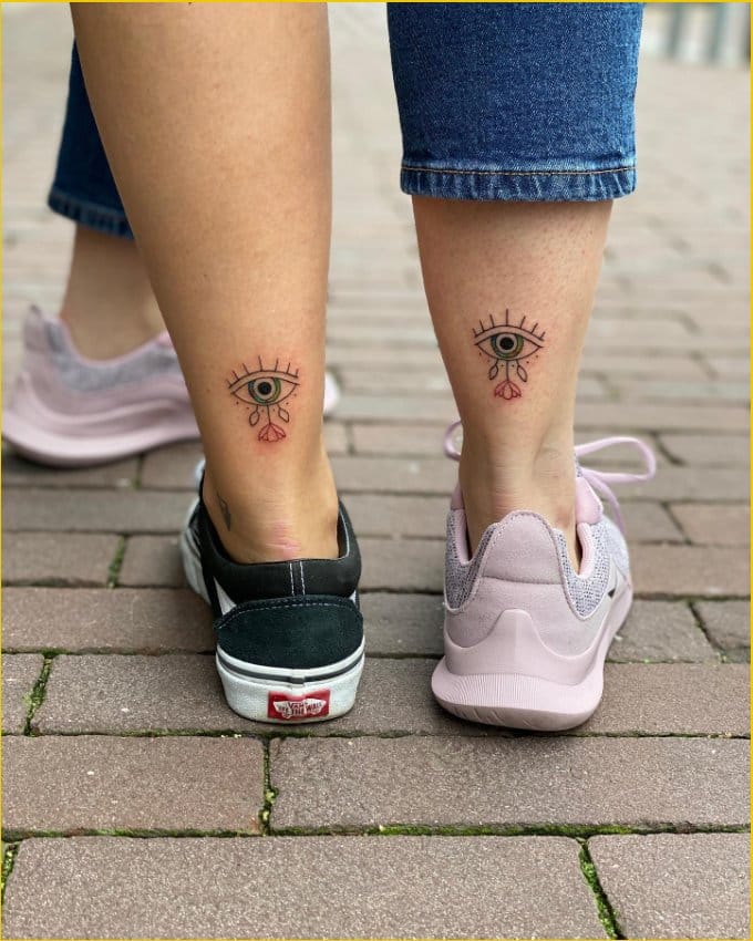 sister ankle tattoo ideas