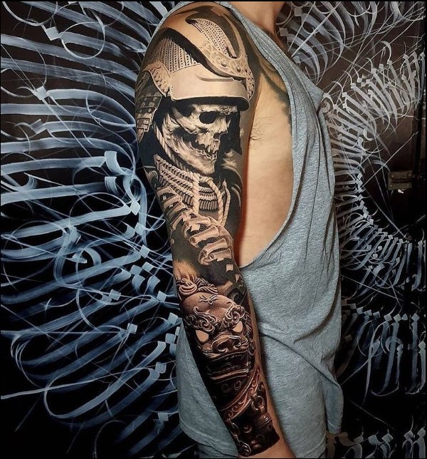 Skull Sleeve Tattoo Ideas For Men