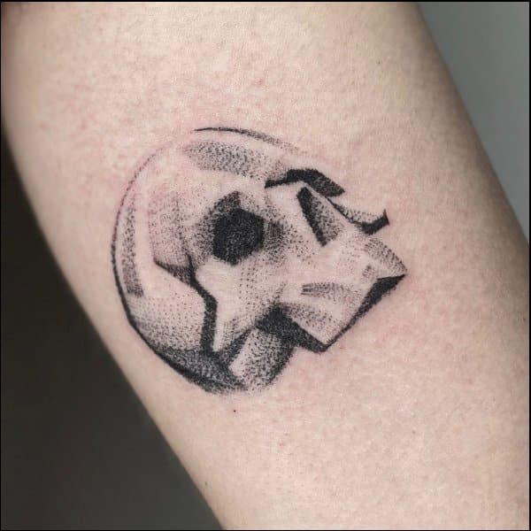 skull tattoos easy