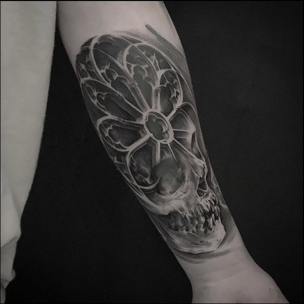 skull tattoos sleeves
