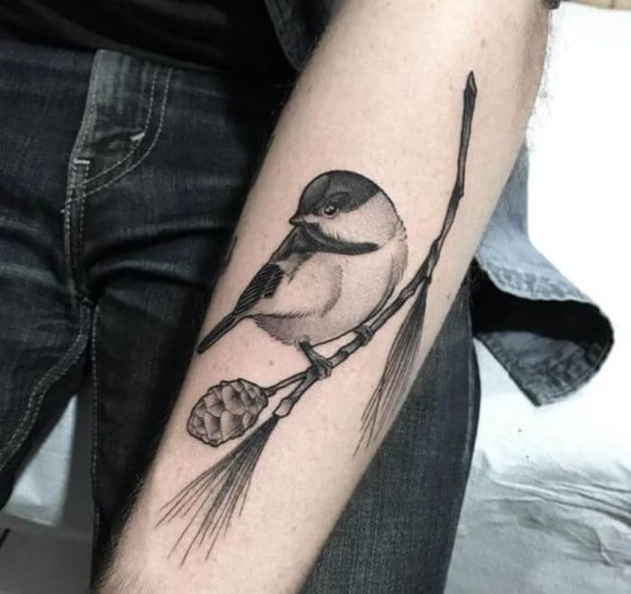 forearm sparrow tattoos