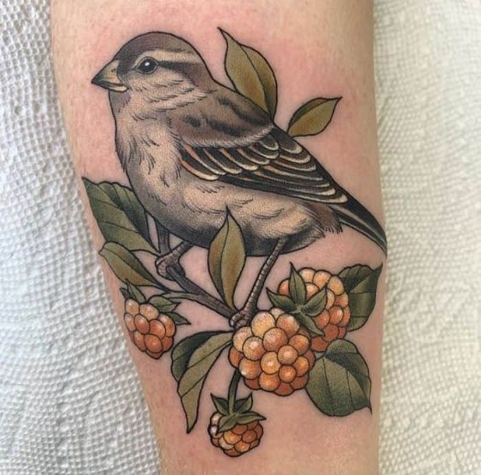 65 Cute Sparrow Tattoo Designs  Meanings  Spread Your Wings 2019