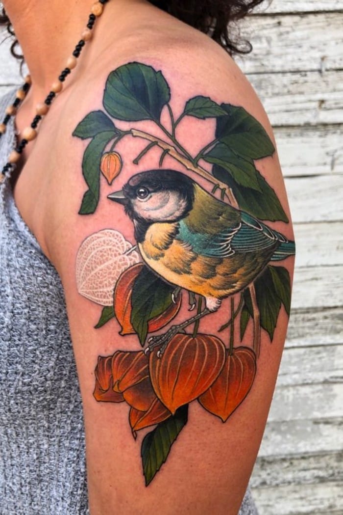 sparrow tattoos for girls