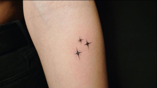 tribal star tattoos