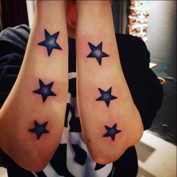 star tattoos with names