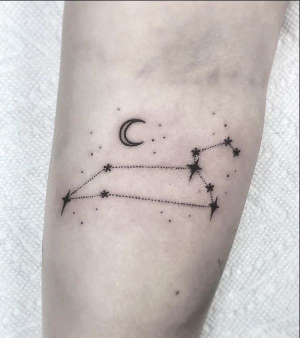 star tattoos on face