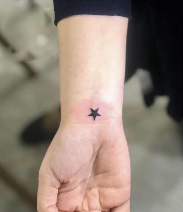 15 Fabulous Butterfly And Star Tattoos On Wrist - Tattoo Designs –  TattoosBag.com