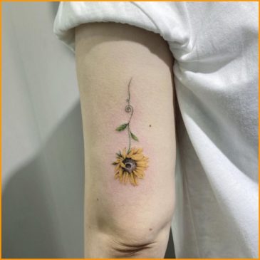 50+ Cutest & Lovely Sunflower Tattoos Designs & Ideas