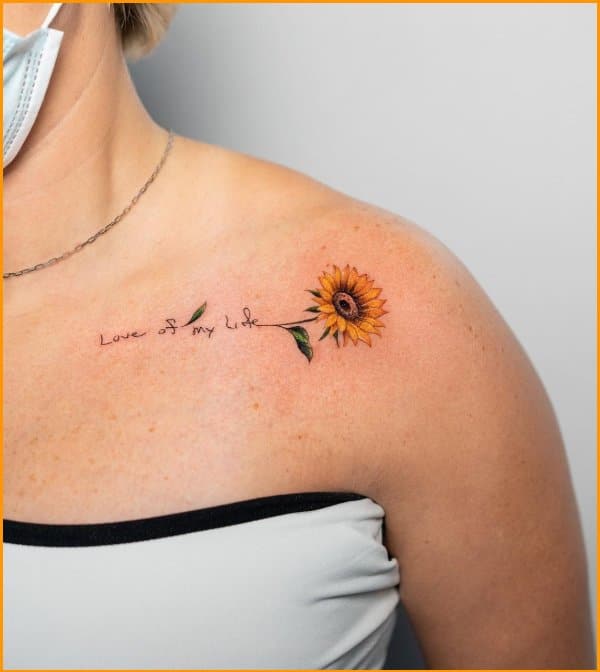 144 Sunflower Tattoos That Will Brighten Up Your Life