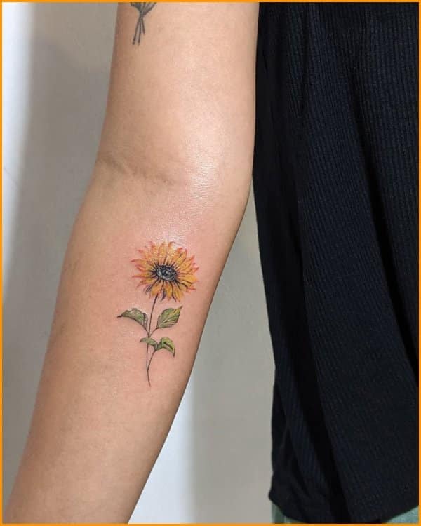 Sunflower Tattoo Meaning  Creative Inspirations  FashionActivation