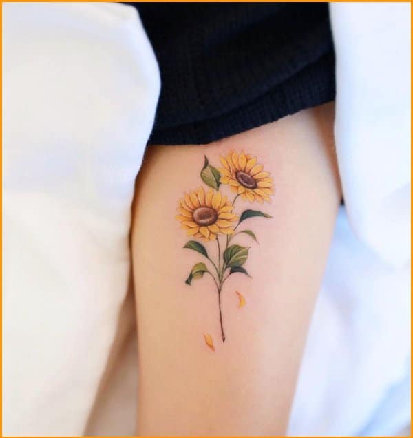 sunflower tattoo meaning