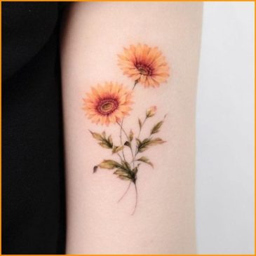 50+ Cutest & Lovely Sunflower Tattoos Designs & Ideas