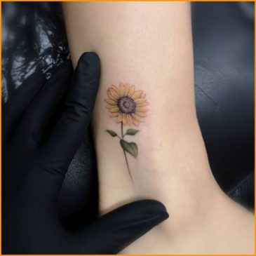 50+ Cutest & Lovely Sunflower Tattoos Designs & Ideas