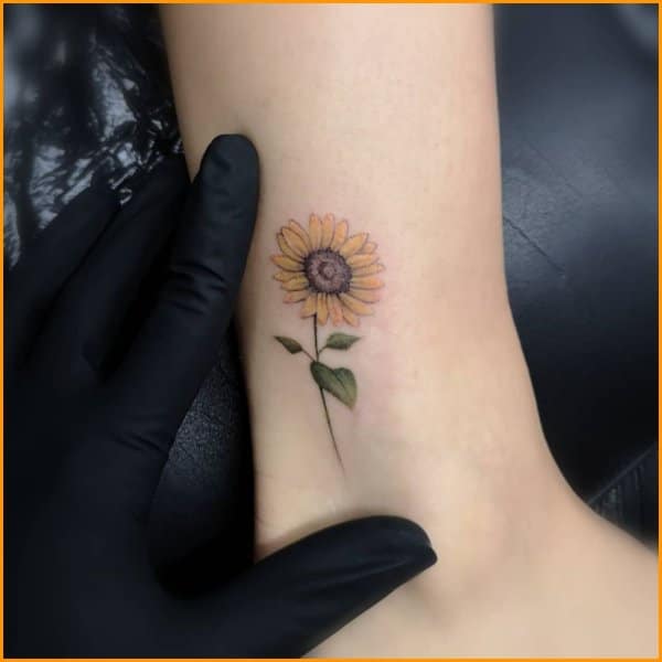 100 Diverse Ideas For Sunflower Tattoos That Are Big On Positivity