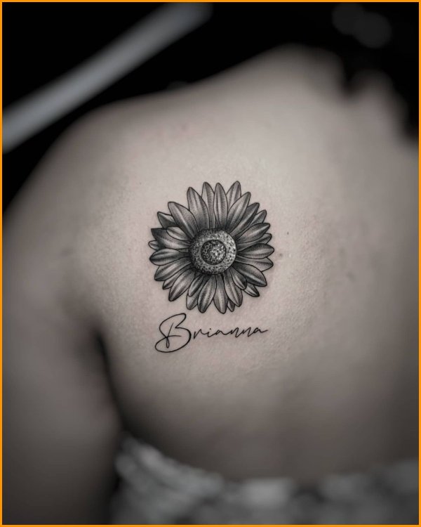 sunflower tattoo designs