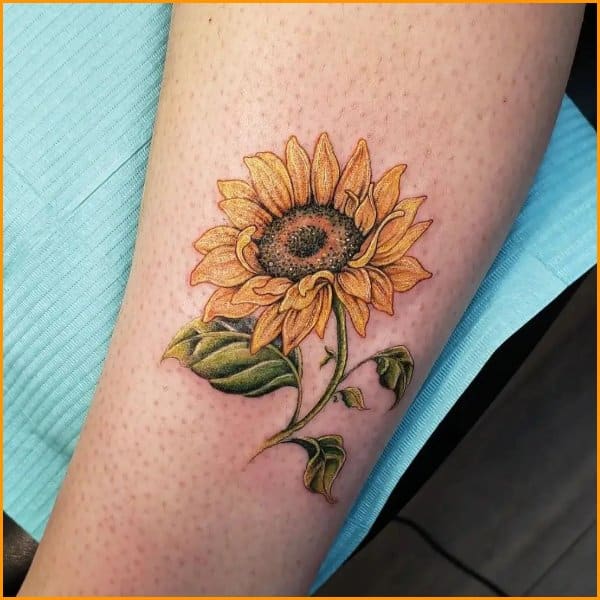 sunflower tattoo designs