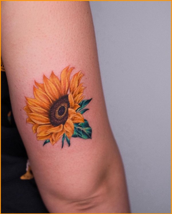 sunflower tattoo ideas