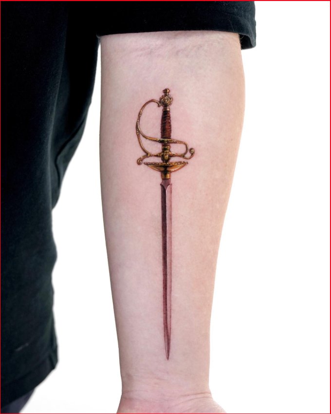 Best sword tattoos designs ideas 1