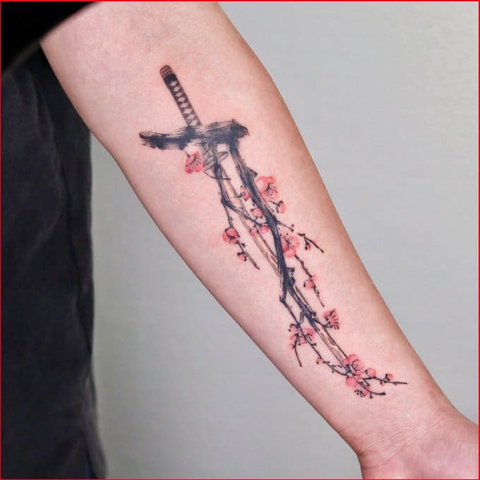 Aggregate 80+ japanese sword tattoo latest - in.cdgdbentre