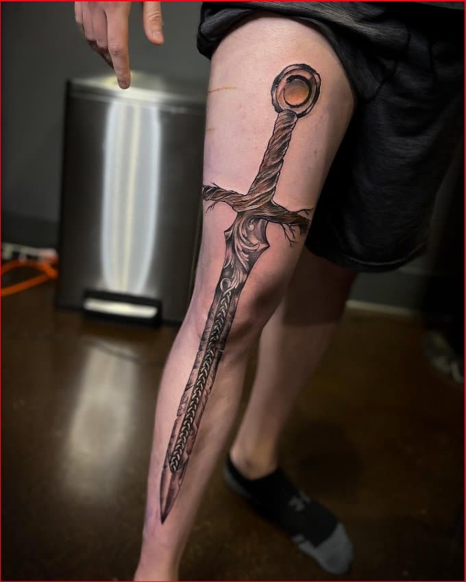 125 Awesome Sword Tattoo Ideas for the Viking in You