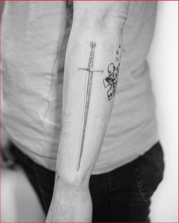 50 Sword Tattoos For Men  A Sharp Sense Of Sophistication