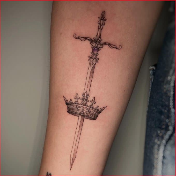 Sword Tattoos  55 Coolest Designs For Men  Women With Symbolism