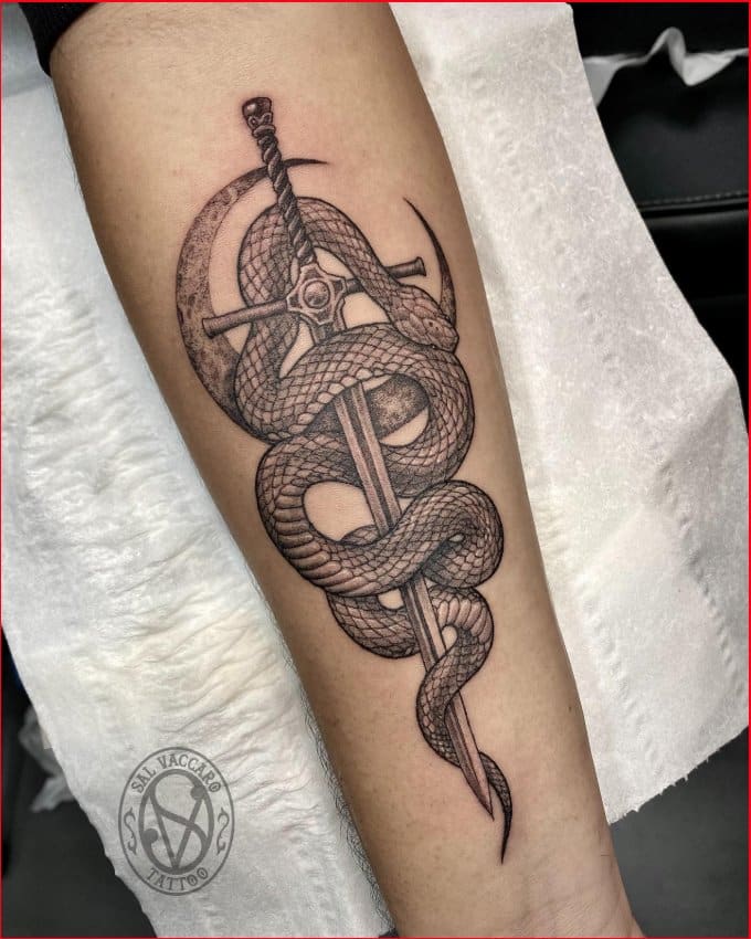 Sword Tattoos - 55+ Coolest Designs For Men & Women With Symbolism