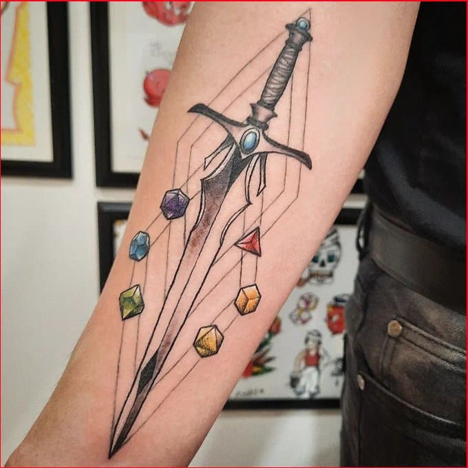 Best sword tattoos designs ideas 8