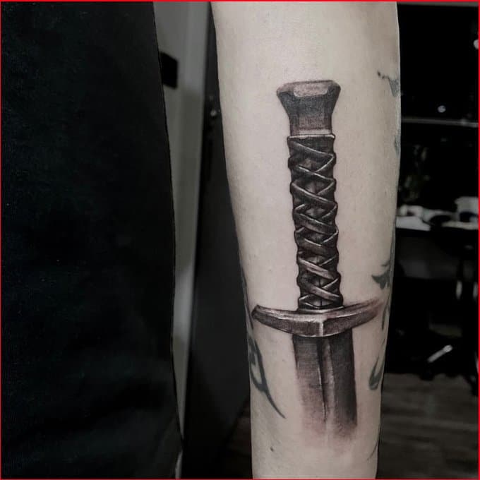 Best sword tattoos designs ideas 9