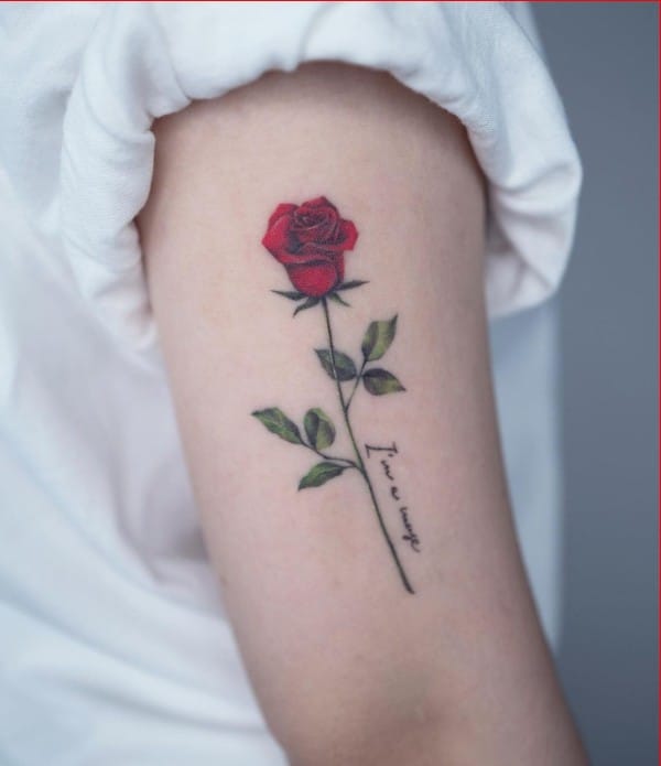 beautiful rose tattoos