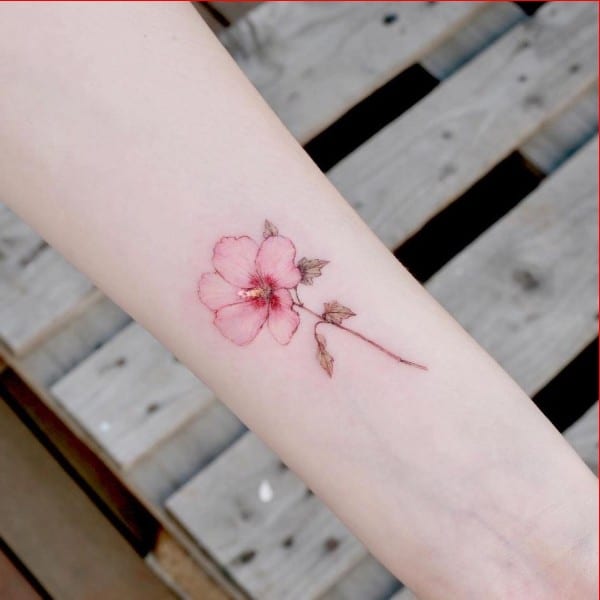 beautiful lily flower tattoos for girls