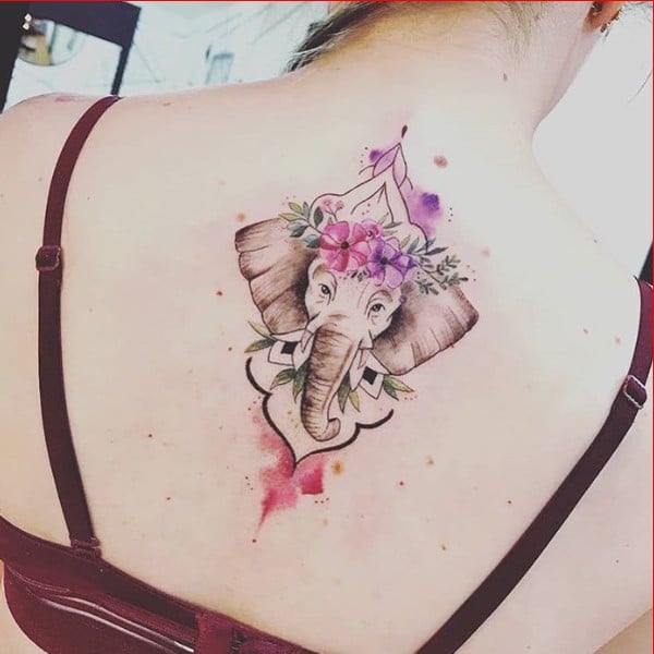 cute elephant tattoos for girls