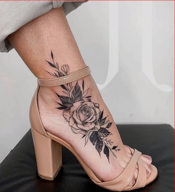 ankle tattoos for girls