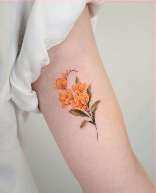 beautiful flower tattoos